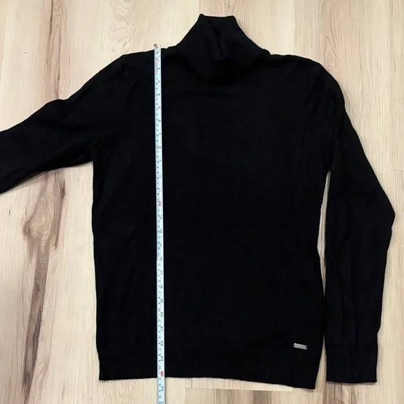 Calvin Klein Black Turtleneck Sweater Size M - Picture 4 of 8